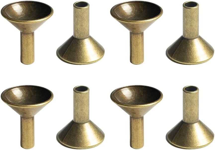 10 Pcs Metal Incense Cone Holders Funnel Shape Retro Incense Stick Rack Backflow Burner Stand