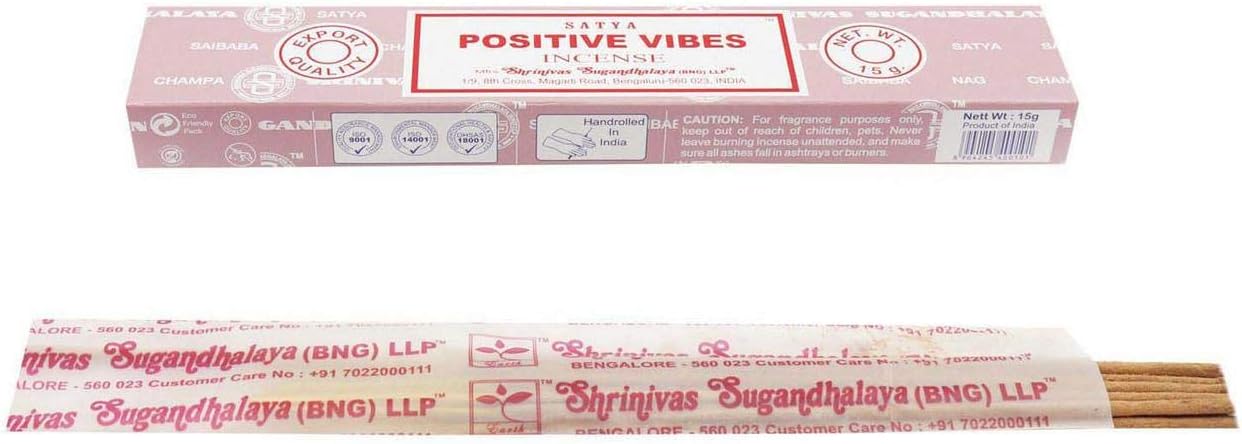 Satya Positive Vibes Incense Sticks Pack of 3