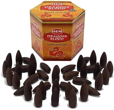 Dragons Blood Incense Cones for Aromatic Smoke Fountain