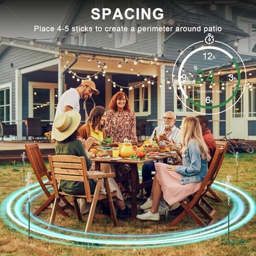120 PCS Mosquito Repellent Incense Sticks for Outdoor Use
