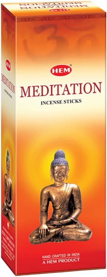 HEM Meditation Incense Sticks Pack of 6 120 Count 301g