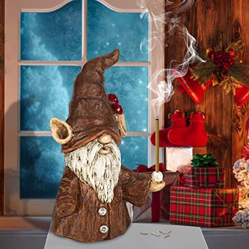 Cute Gnome Incense Holder for Sticks and Cones