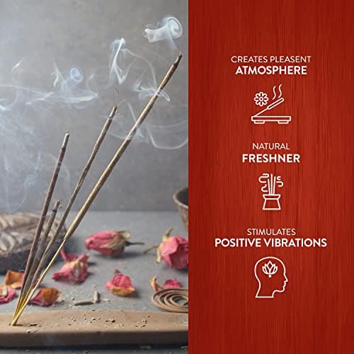 HEM Red Rose Incense Sticks 120 Count 6 Boxes