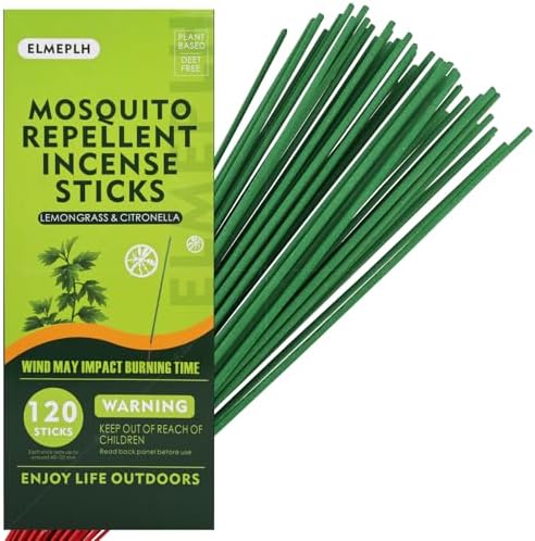 120 PCS Mosquito Repellent Incense Sticks for Outdoor Use
