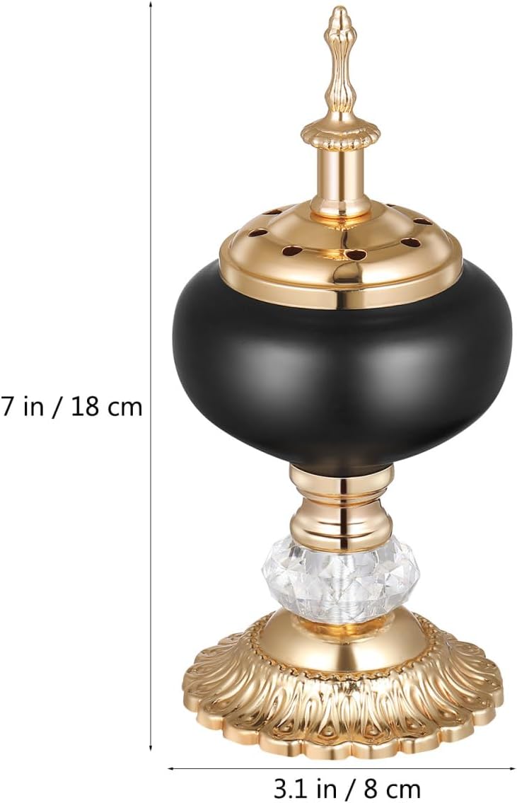 PRETYZOOM Resin Incense Burner with Handle