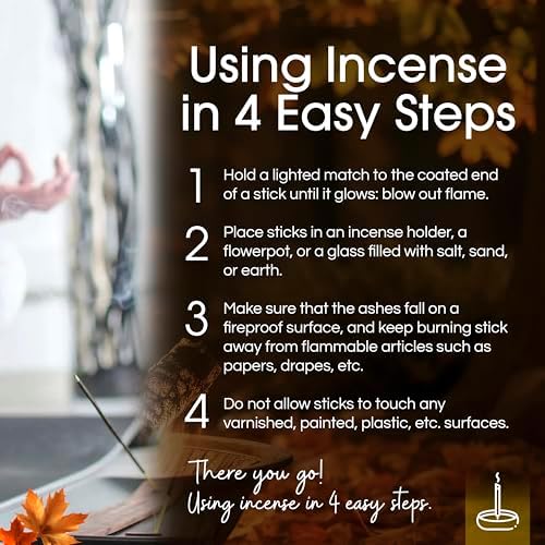Gonesh Scents of Fall Incense Sticks Variety Pack