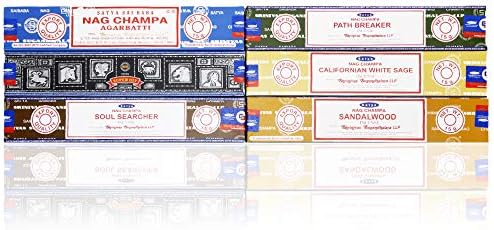 Satya Set of 6 Natural Incense Sticks