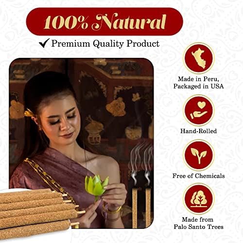 Premium Palo Santo Incense Sticks 10 Pack