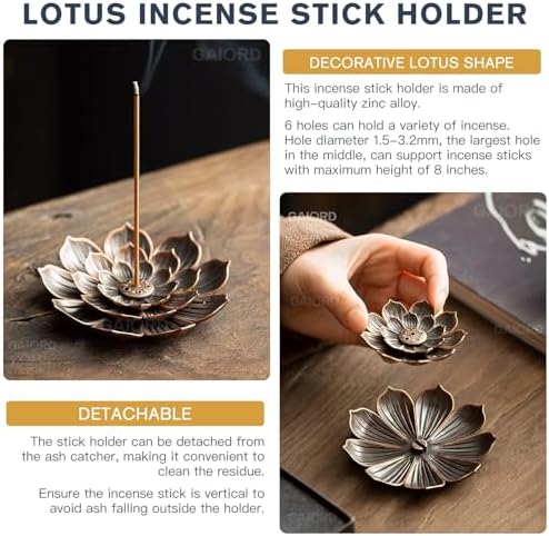 29 Pcs Brass Incense Burner Kit for Home and Meditation
