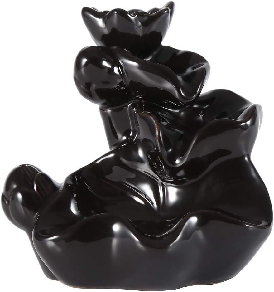 Ceramic Backflow Incense Holder Stand for Home Decor