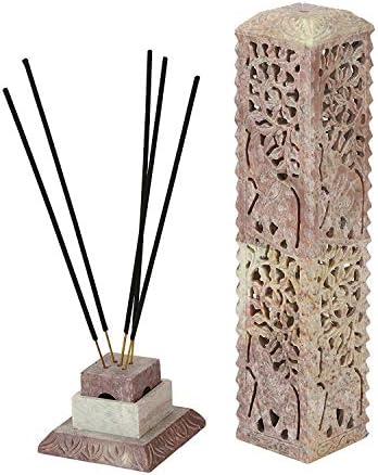 Carry Me Handmade Marble Soapstone Incense Holder