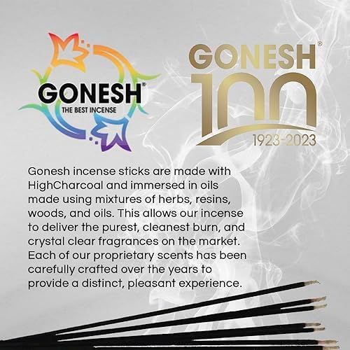 Gonesh Extra Rich Scented Incense Sticks 100 Pack Patchouli