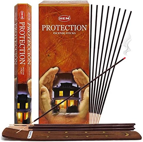 Protection Incense Sticks and Holder Bundle