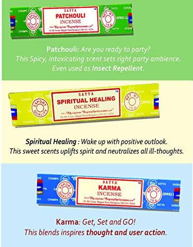 Satya Nag Champa Incense Sticks Variety Pack