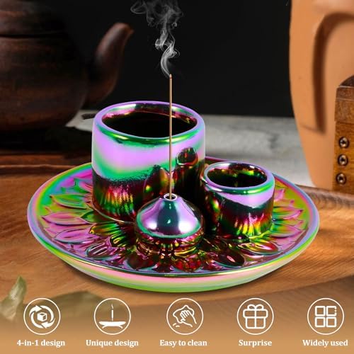 Ceramic Palo Santo Sticks Holder 4 in 1 Incense Burner
