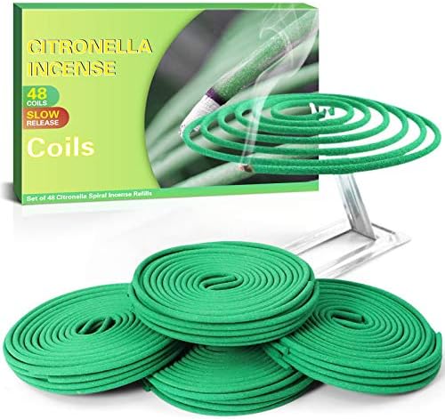 SCENTORINI Citronella Coils 48 Pack Outdoor Use