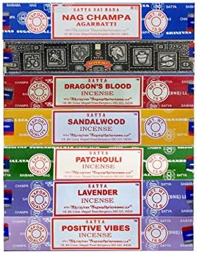 Satya Incense Gift Set 15g Pack of 7