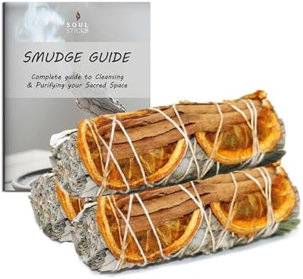 Soul Sticks 3 Pack Smudge Sticks for Cleansing and Abundance