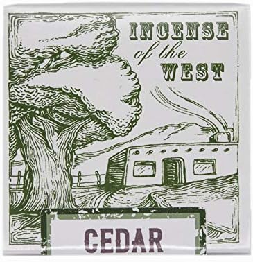 Cedar Natural Wood Incense Bricks 40 Count Made in the USA