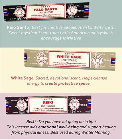 Satya Nag Champa Incense Sticks Variety Pack