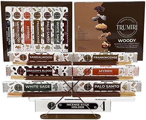 TRUMIRI Woody Incense Sticks Variety Pack
