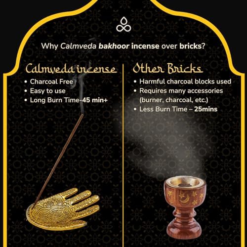 Calmveda Arabian Oud Bakhoor Incense Sticks - 3 Variants 40 Sticks