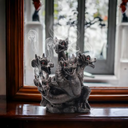 Hosley Resin Dragon Incense Burner 85 Inch Statue