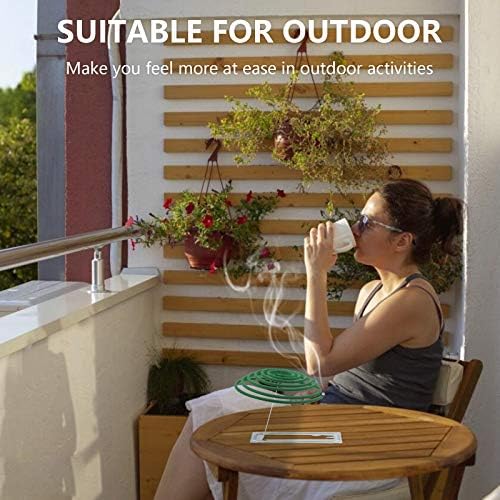 DERDUFT Citronella Incense Sticks with Coil Holder - 48 Pack for Outdoor Use