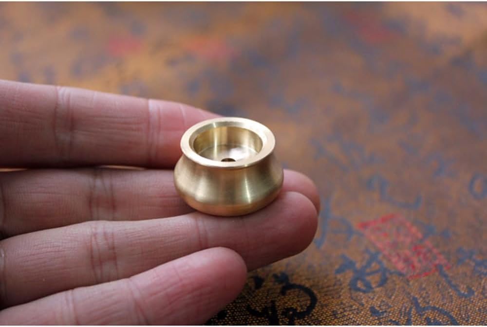ZYAMY 6PCS Brass Incense Holders Mini Cone Burner