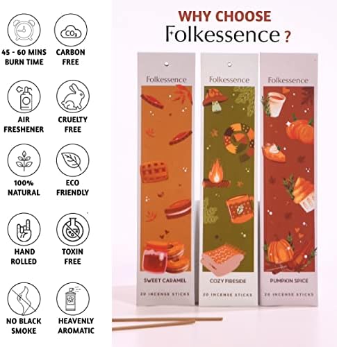 Folkulture Fall Incense Sticks Set of 6