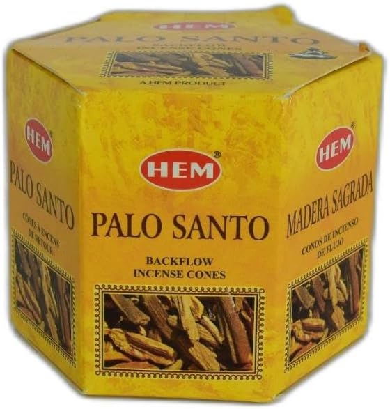 HEM Palo Santo Backflow Incense Cones - 20 Pack