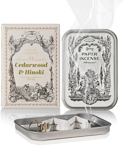 OPTATUM Paper Incense 48pcs with Tin Case
