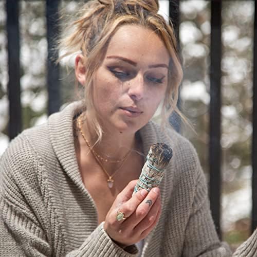 Smudge Kit Refill - White Sage Palo Santo for Cleansing Healing Meditation and Incense