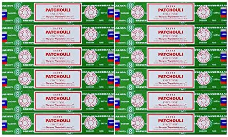 Satya Patchouli Incense Sticks 12 Count