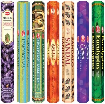 HEM Assorted Incense Sticks Pack of 6 - 120 Sticks