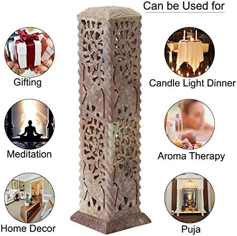 Carry Me Handmade Marble Soapstone Incense Holder
