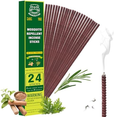 KICKOUTOR Mosquito Repellent Incense Sticks 24 Count