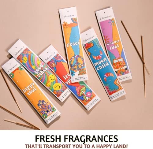 Folkulture Incense Sticks Set of 6 with 120 Pieces
