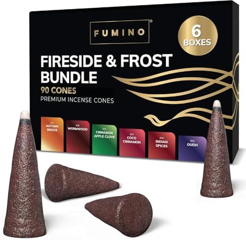Fumino Incense Cones Fresh Multipack Bundle 6 Boxes 90 Pieces 1