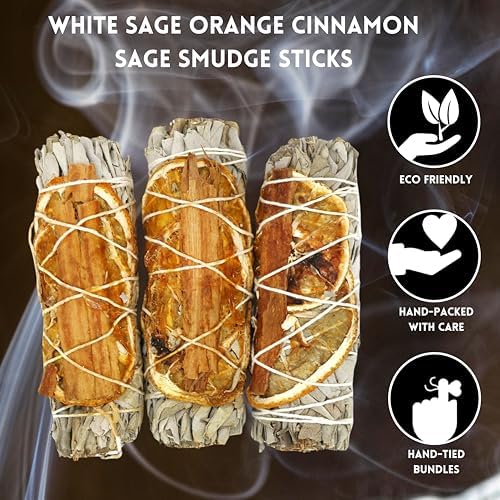 Soul Sticks 3 Pack Smudge Sticks for Cleansing and Abundance