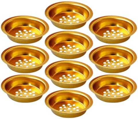 Amosfun 10pcs Small Incense Burner Screen - 23 Inch Metal Charcoal Screen for Home Fragrance