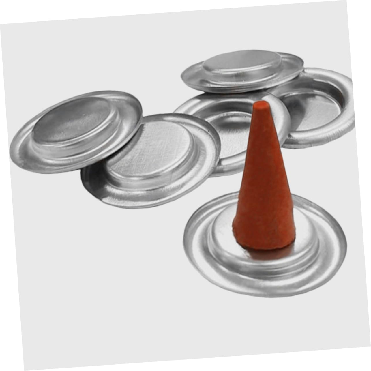 20pcs Alloy Incense Tray Mini Candle Holder Decorative Burner