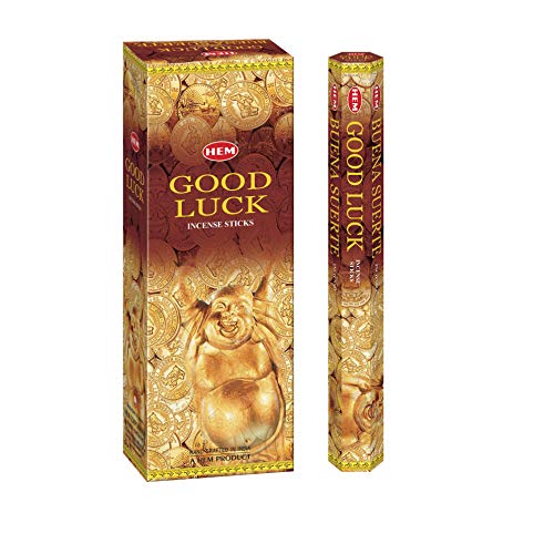 Good Luck Box of Six 20 Gram Incense Tubes