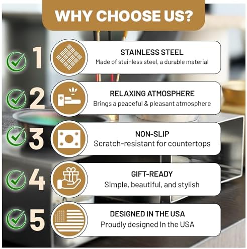 CiLon 4in1 Incense Holder with Tea Candle Warmer and Essential Oil Diffuser 1