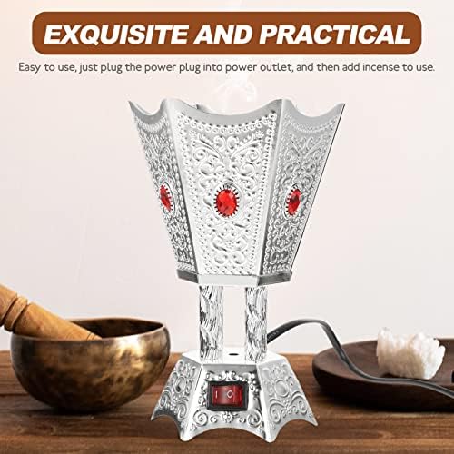 SEWACC Bakhoor Electric Incense Burner Silver