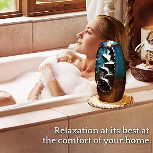 INSCENTS WATERFALL Ceramic Incense Holder with Backflow Design