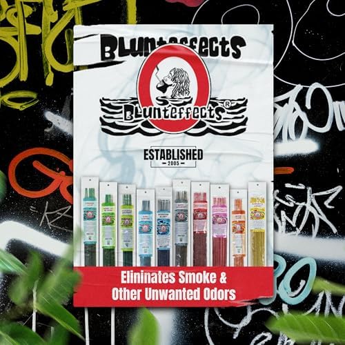 Blunteffects Hand-Dipped Incense Sticks - 144-Pack Variety Set with 12 Scents