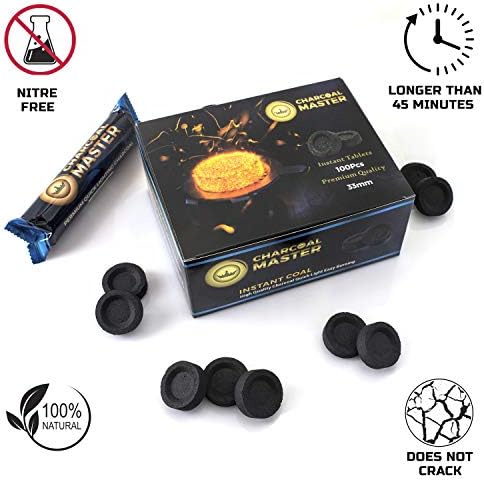 Quick Light Charcoal Tablets for Incense - Set of 100
