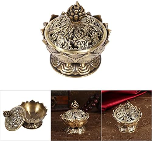 Milltrip Bronze Incense Cone Holder with Antique Design