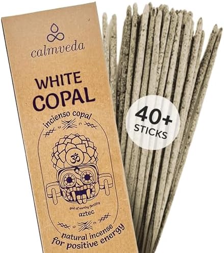 Calmveda White Copal Incense Sticks 40 Sticks